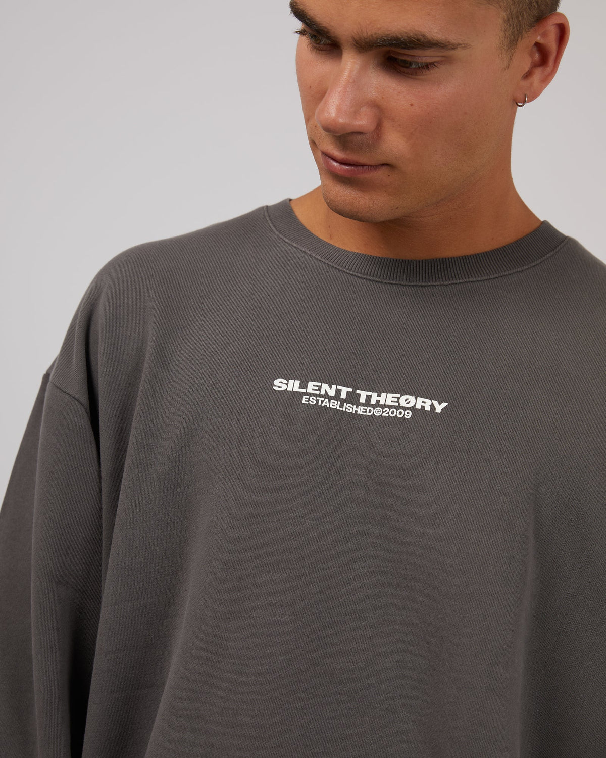 Silent Theory-Essential Theory Crew Coal-Edge Clothing