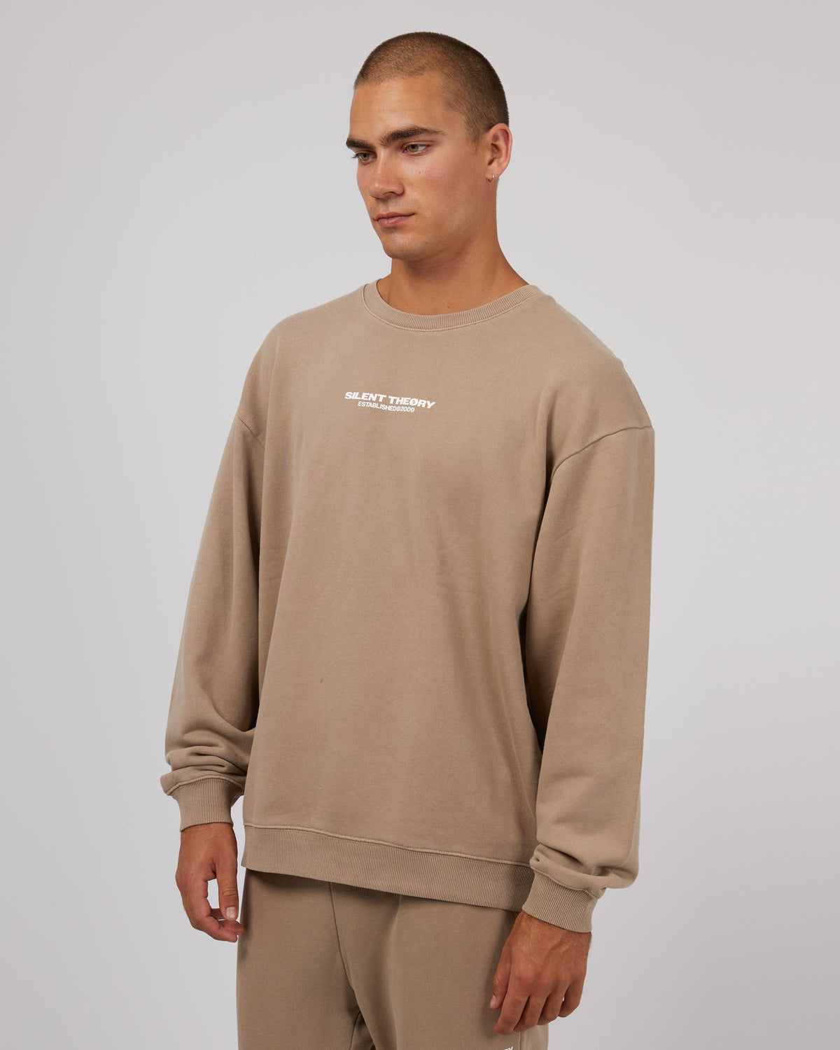 Silent Theory-Essential Theory Crew Tan-Edge Clothing