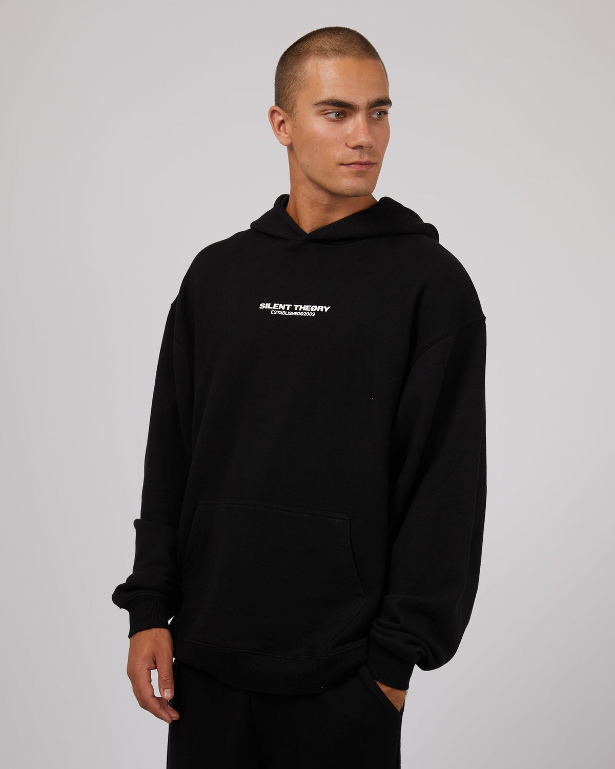 Silent Theory-Essential Theory Hoody Black-Edge Clothing