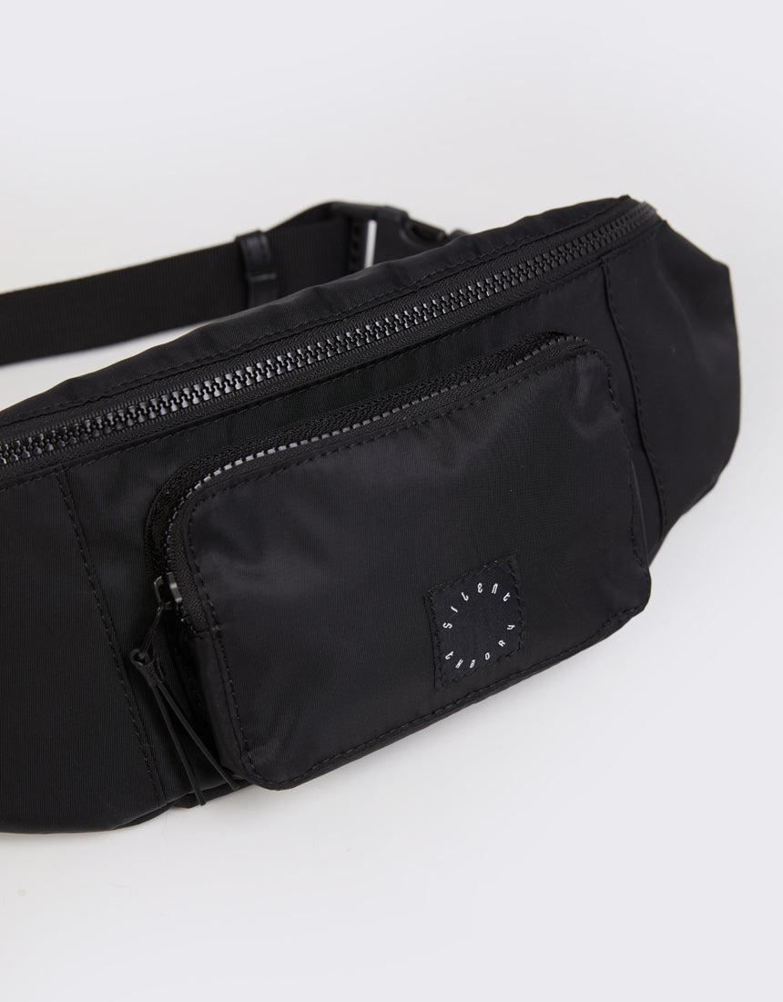 Silent Theory-Essentials Bum Bag Black-Edge Clothing