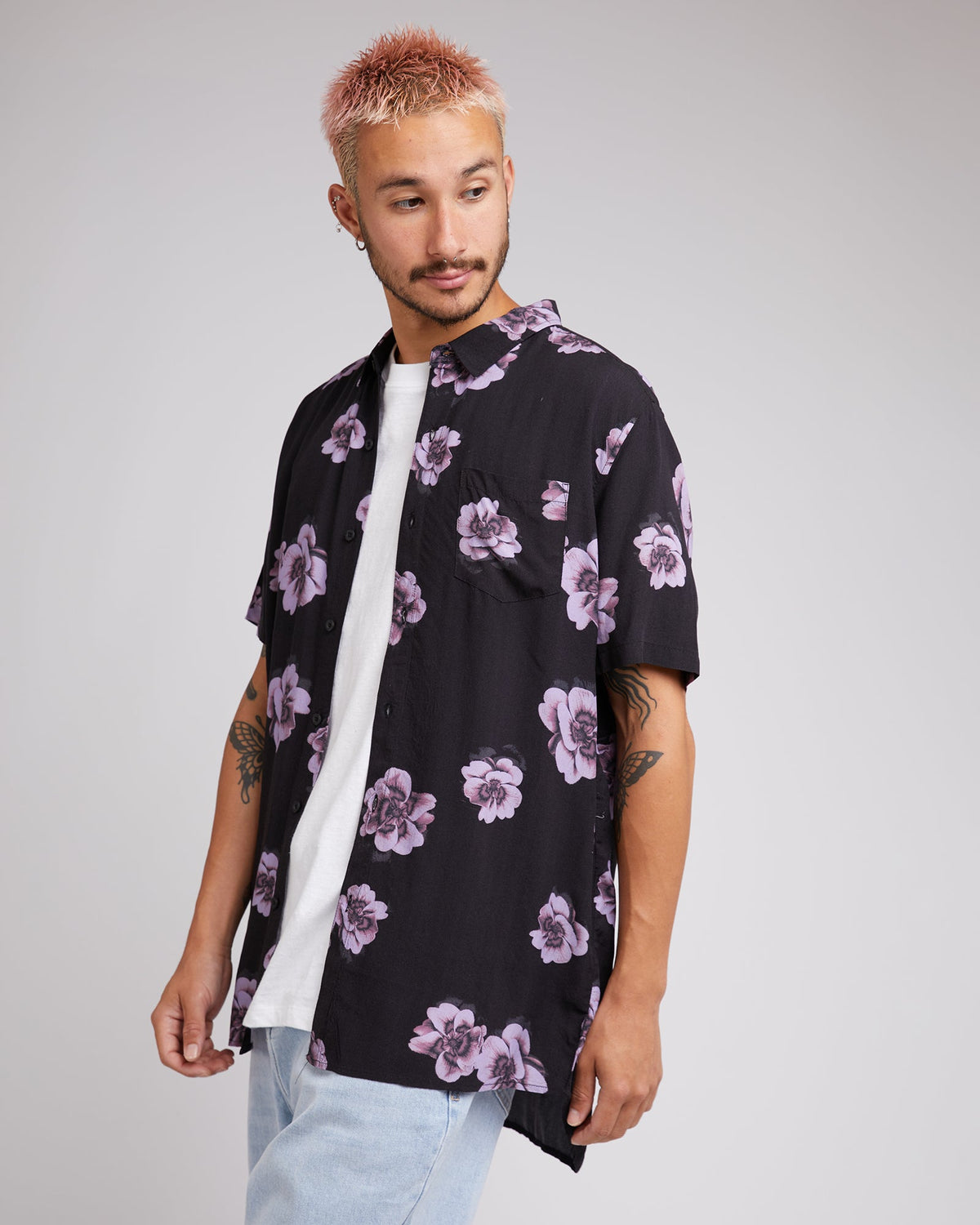 Silent Theory-Eternal Ss Shirt Washed Black-Edge Clothing