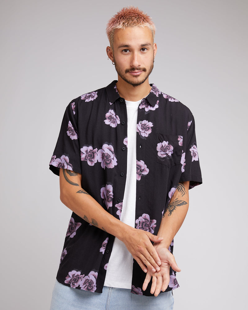 Silent Theory-Eternal Ss Shirt Washed Black-Edge Clothing