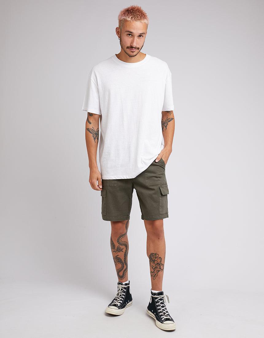 Silent Theory-Field Cargo Short Khaki-Edge Clothing