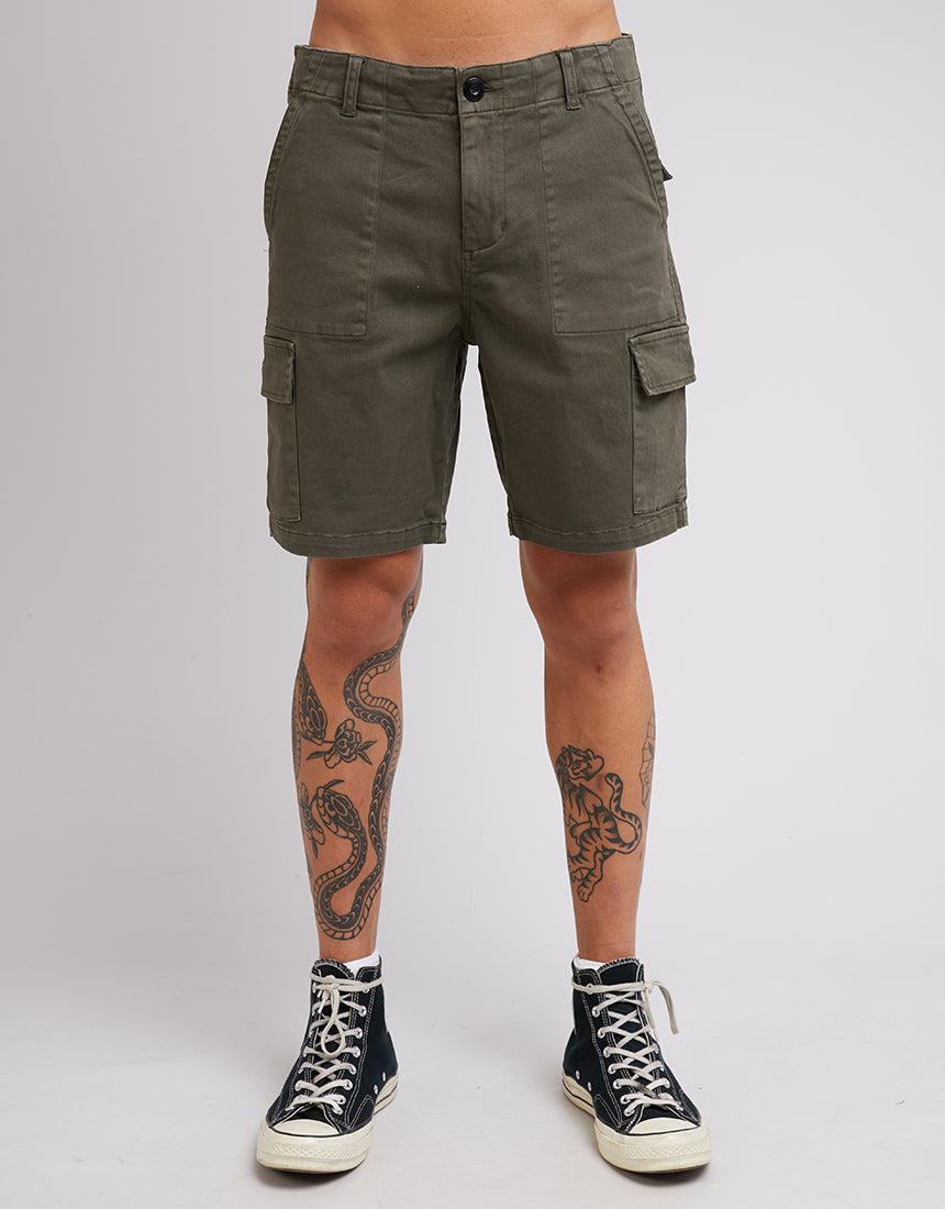 Silent Theory-Field Cargo Short Khaki-Edge Clothing