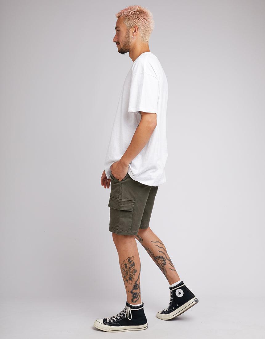 Silent Theory-Field Cargo Short Khaki-Edge Clothing