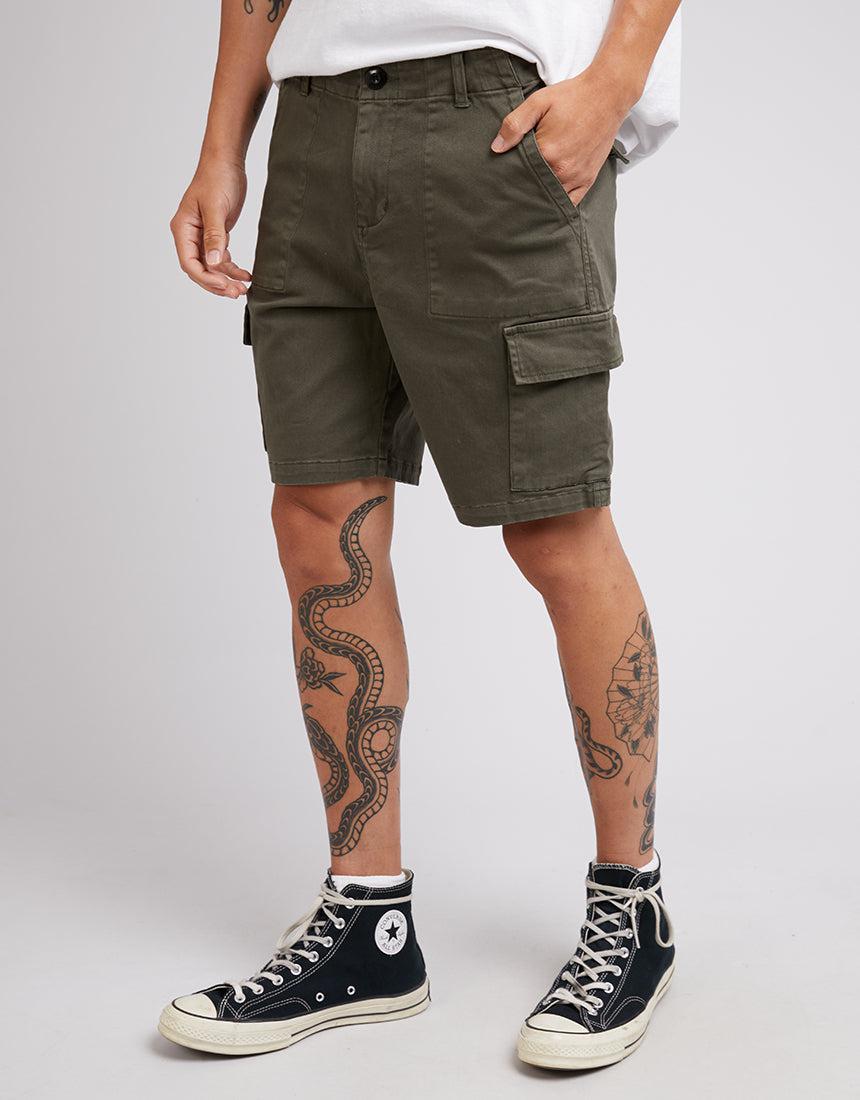 Silent Theory-Field Cargo Short Khaki-Edge Clothing