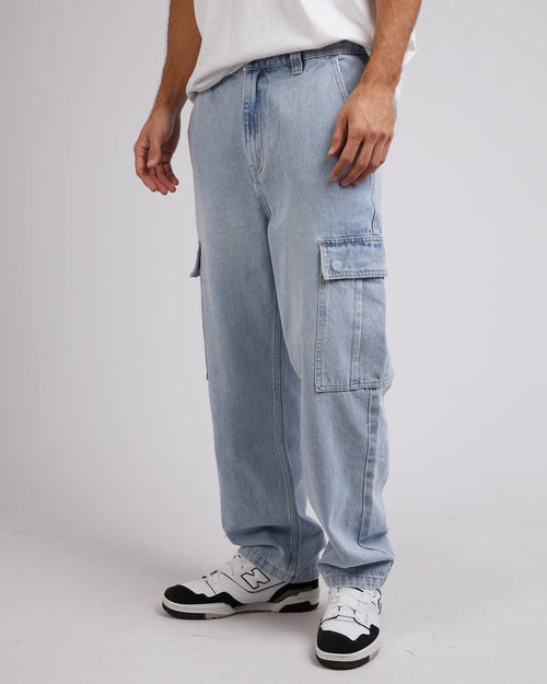 Silent Theory-Hawk Cargo Pant Blue-Edge Clothing
