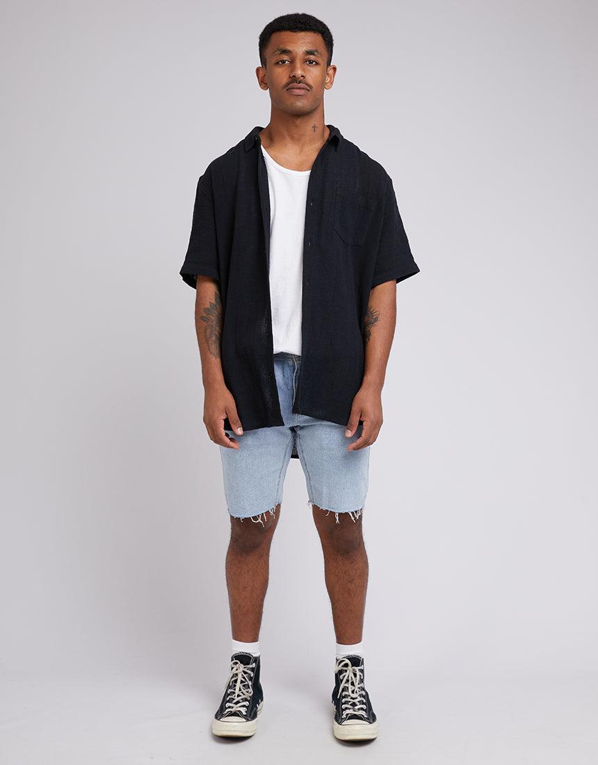 Silent Theory-Hemp Ss Shirt Black-Edge Clothing