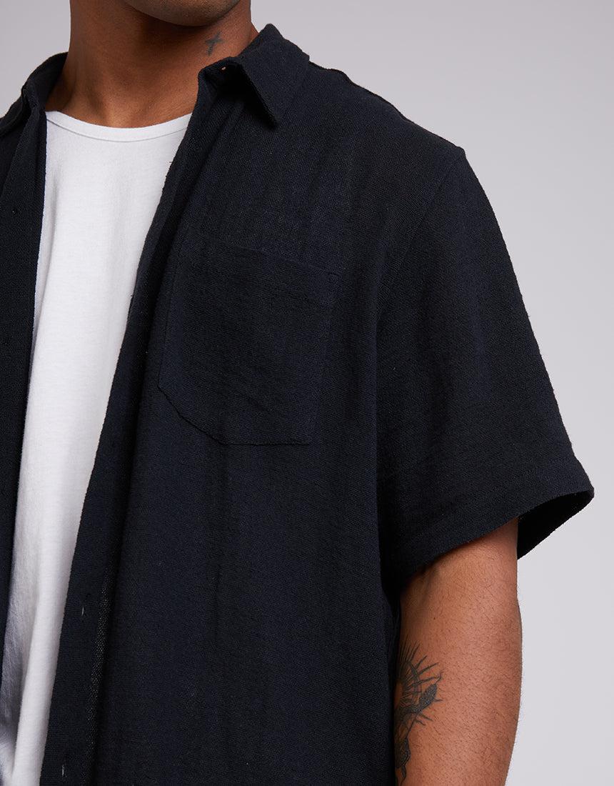 Silent Theory-Hemp Ss Shirt Black-Edge Clothing