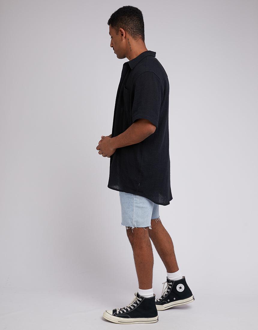 Silent Theory-Hemp Ss Shirt Black-Edge Clothing