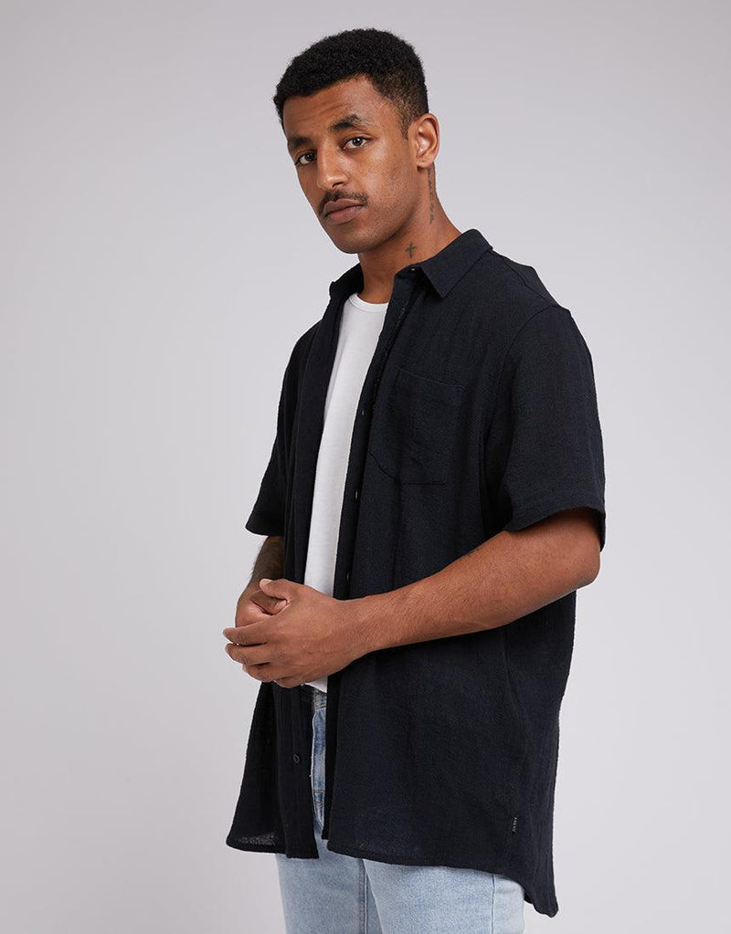 Silent Theory-Hemp Ss Shirt Black-Edge Clothing