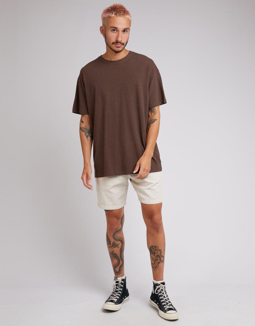 Silent Theory-Hemp Tee Chocolate-Edge Clothing