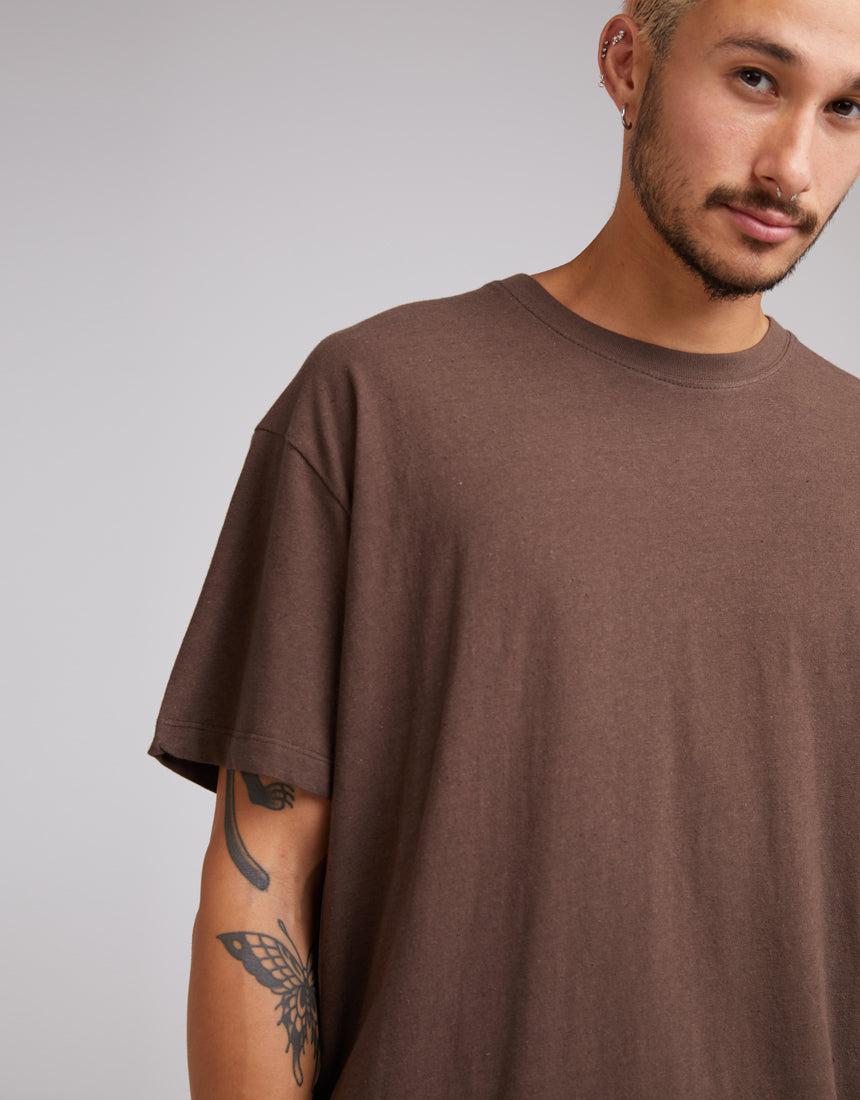 Silent Theory-Hemp Tee Chocolate-Edge Clothing
