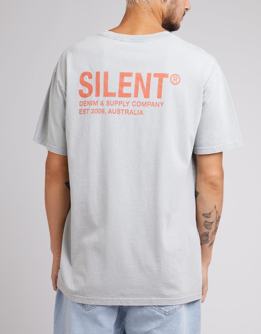 Silent Theory-Icon Tee Grey-Edge Clothing