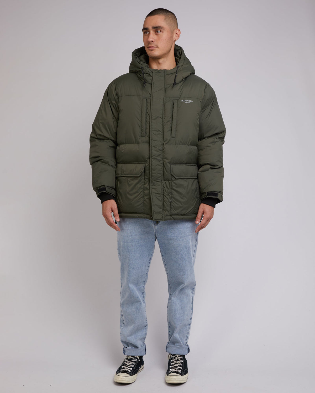 Silent Theory-Jamieson Jacket Khaki-Edge Clothing