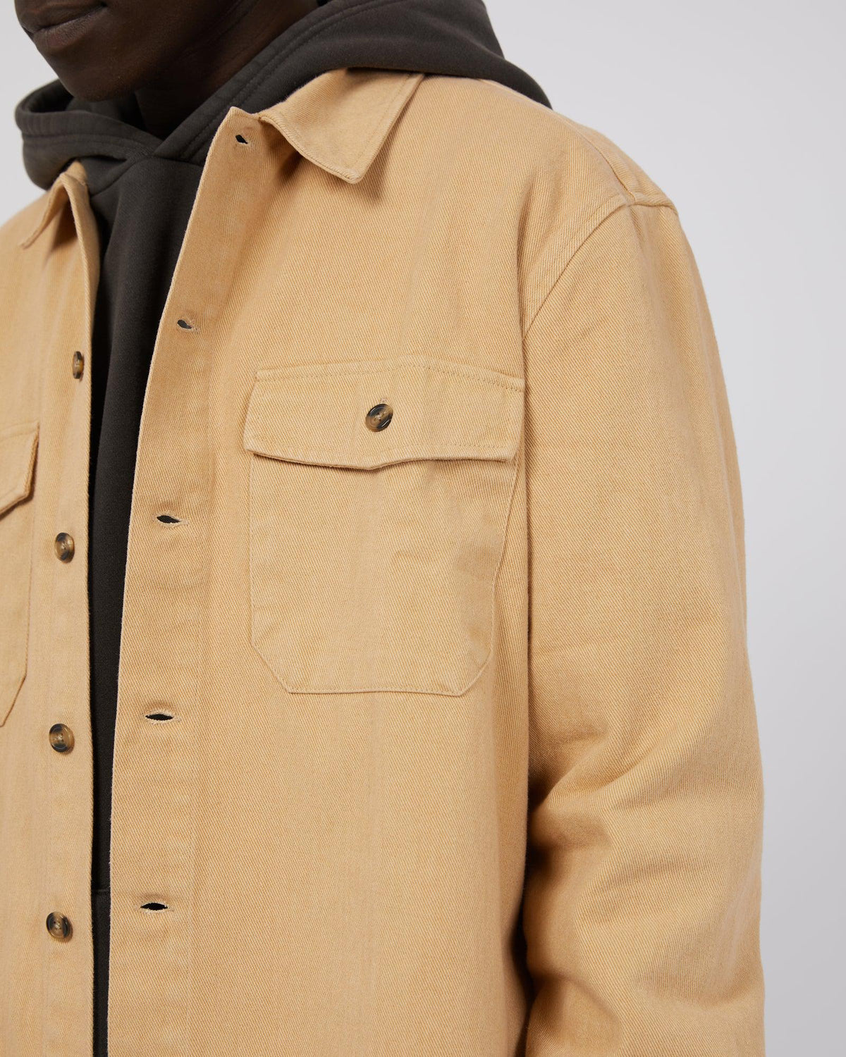 Silent Theory-Jasper Overshirt Beige-Edge Clothing