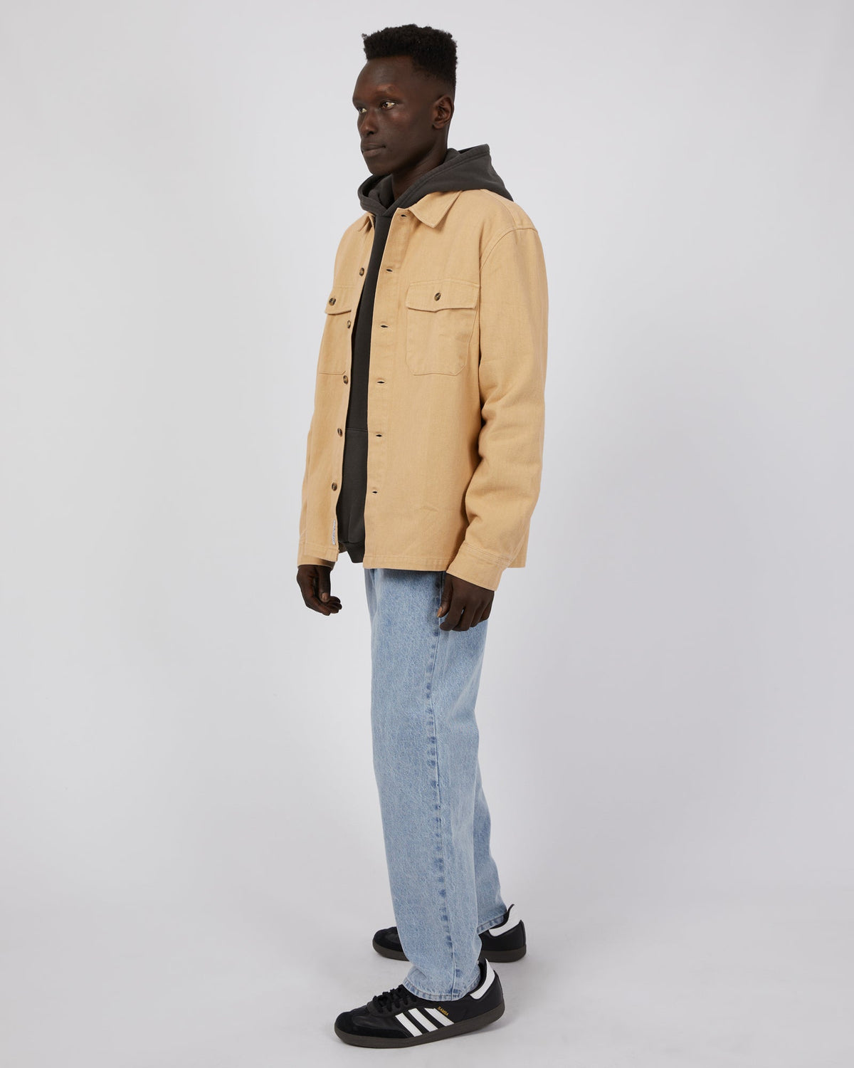 Silent Theory-Jasper Overshirt Beige-Edge Clothing