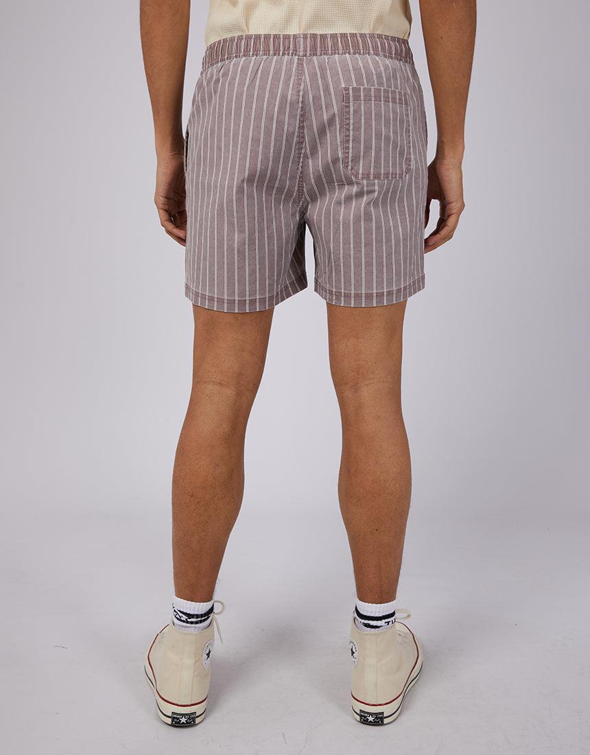 Silent Theory-Johnston Short Burgundy-Edge Clothing