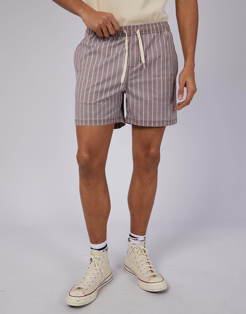 Silent Theory-Johnston Short Burgundy-Edge Clothing