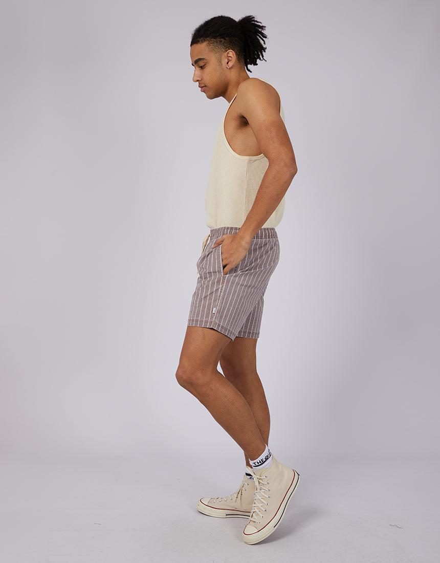 Silent Theory-Johnston Short Burgundy-Edge Clothing