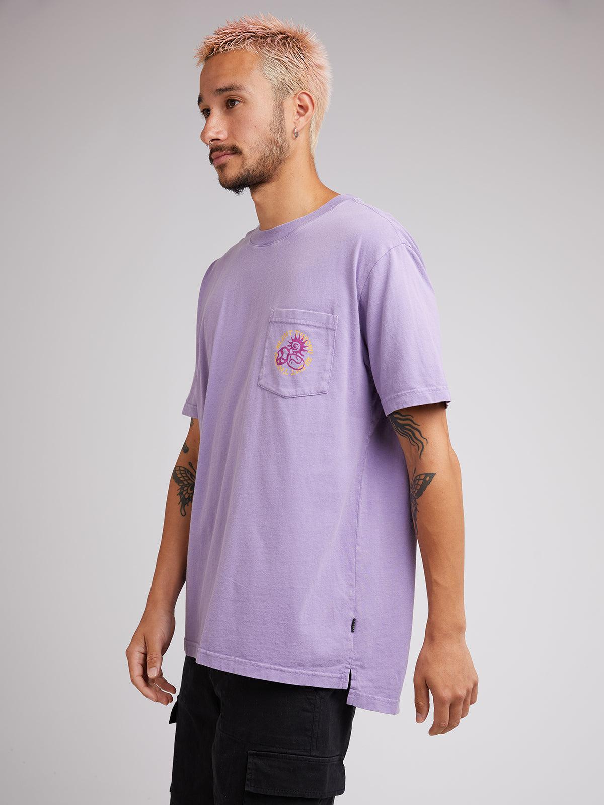 Silent Theory-Joy Tee Lavendar-Edge Clothing