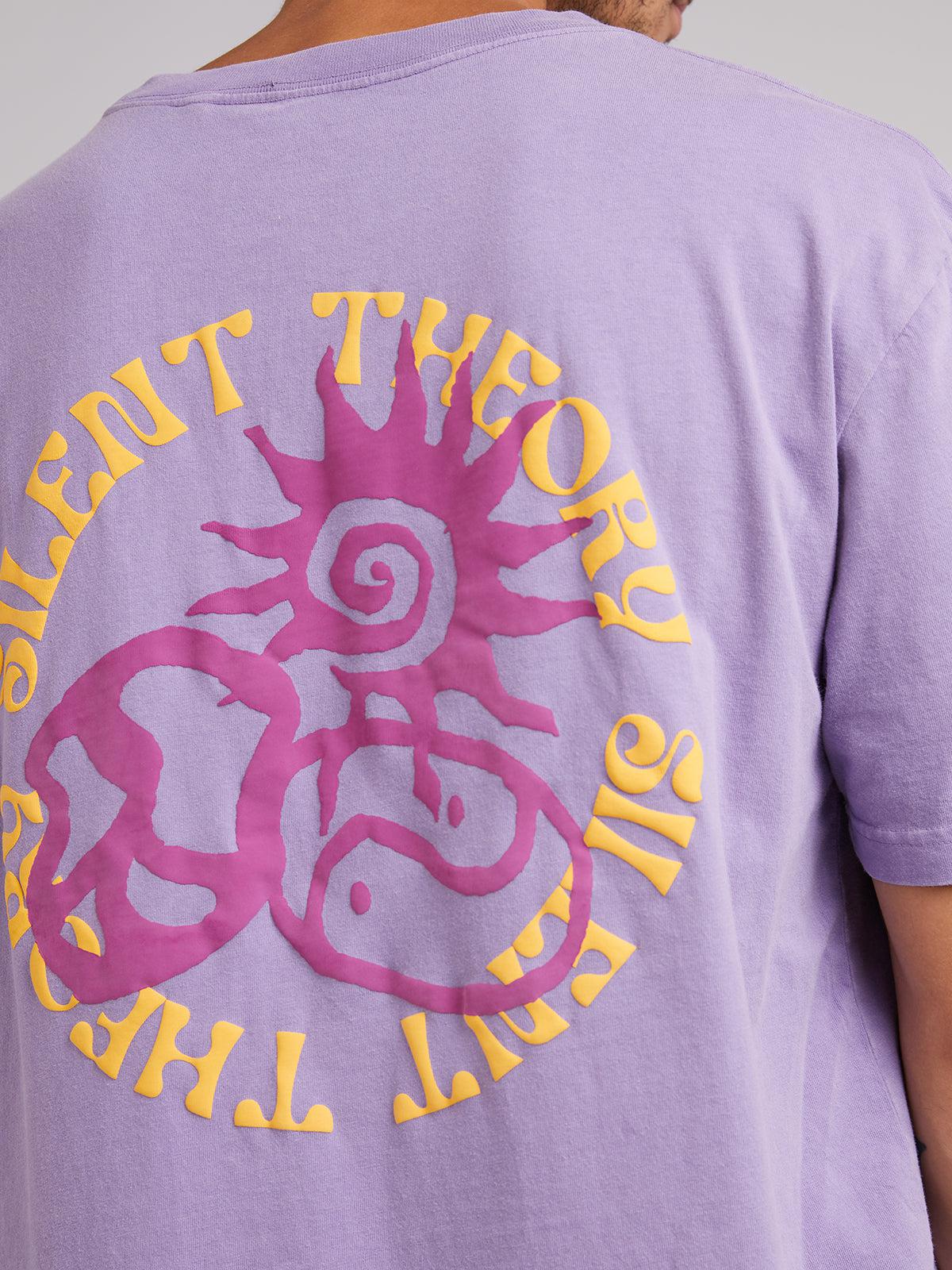 Silent Theory-Joy Tee Lavendar-Edge Clothing