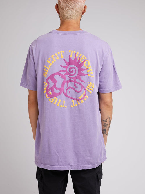 Silent Theory-Joy Tee Lavendar-Edge Clothing