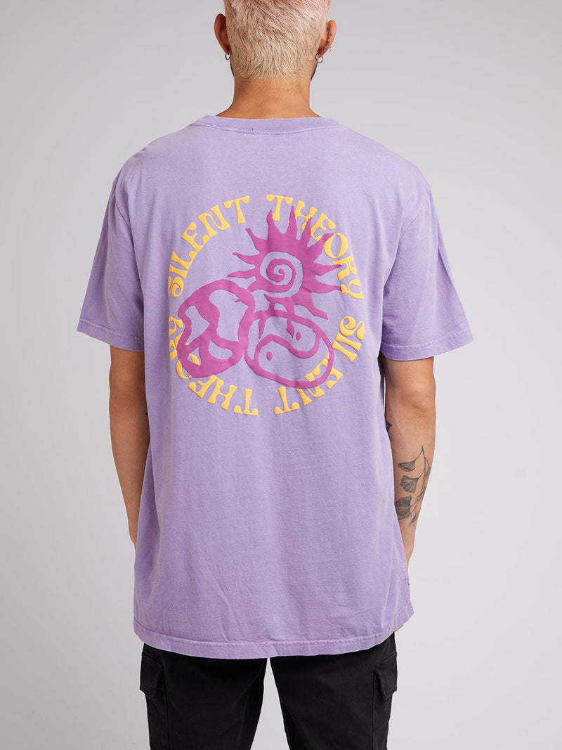 Silent Theory-Joy Tee Lavendar-Edge Clothing