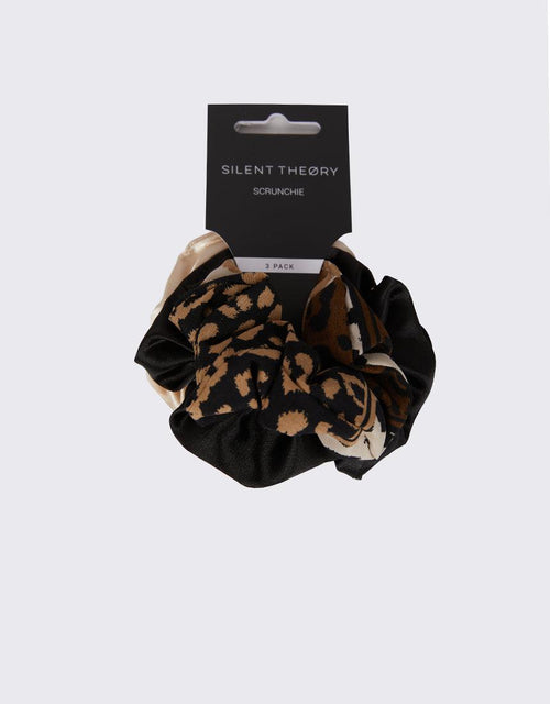 Silent Theory Ladies-3 Pack Rhodes Scrunchies Multicoloured-Edge Clothing