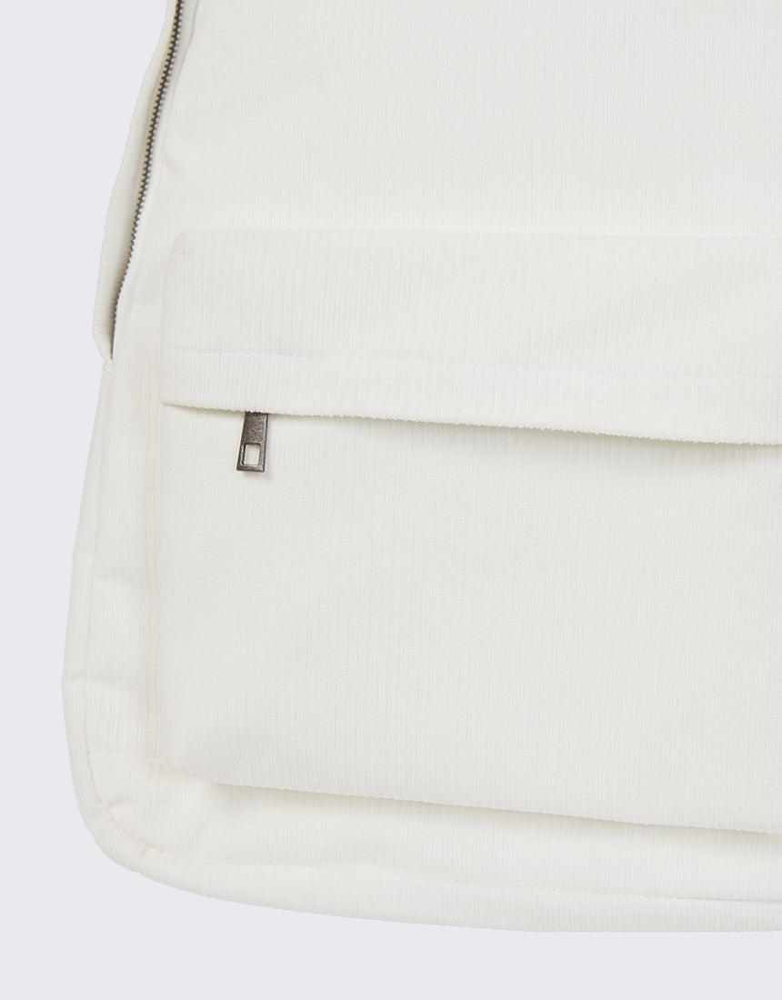 Silent Theory Ladies-Cara Cord Backpack Vintage White-Edge Clothing