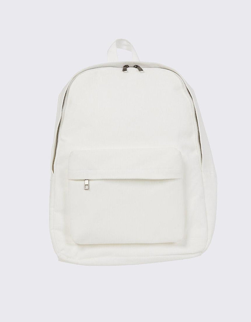 Plain sale white backpack