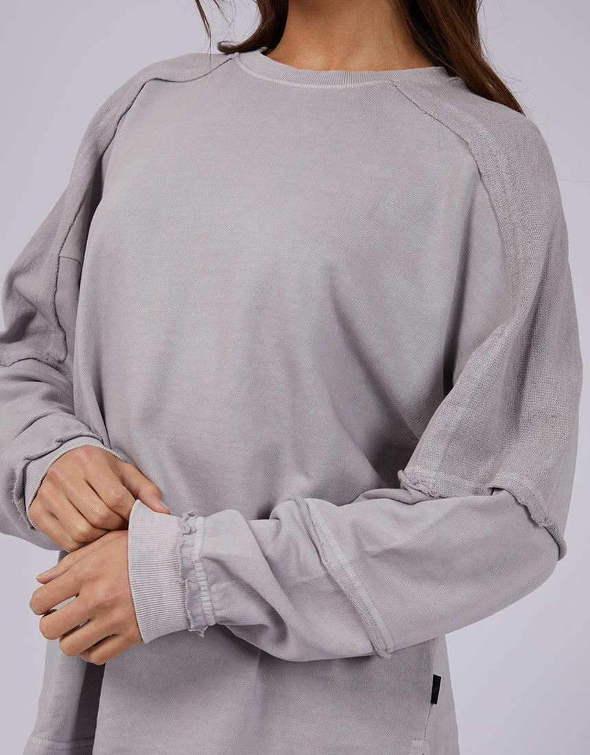 Silent Theory Ladies-Dreamer Crew Grey-Edge Clothing
