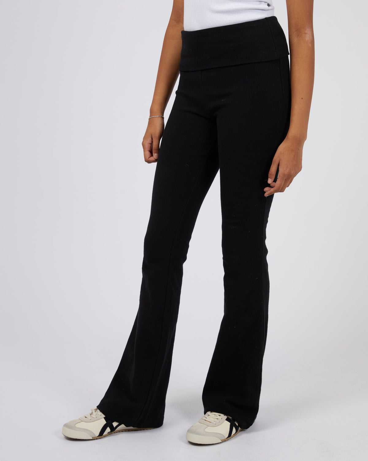 Silent Theory Ladies-Elina Flare Pant Black-Edge Clothing