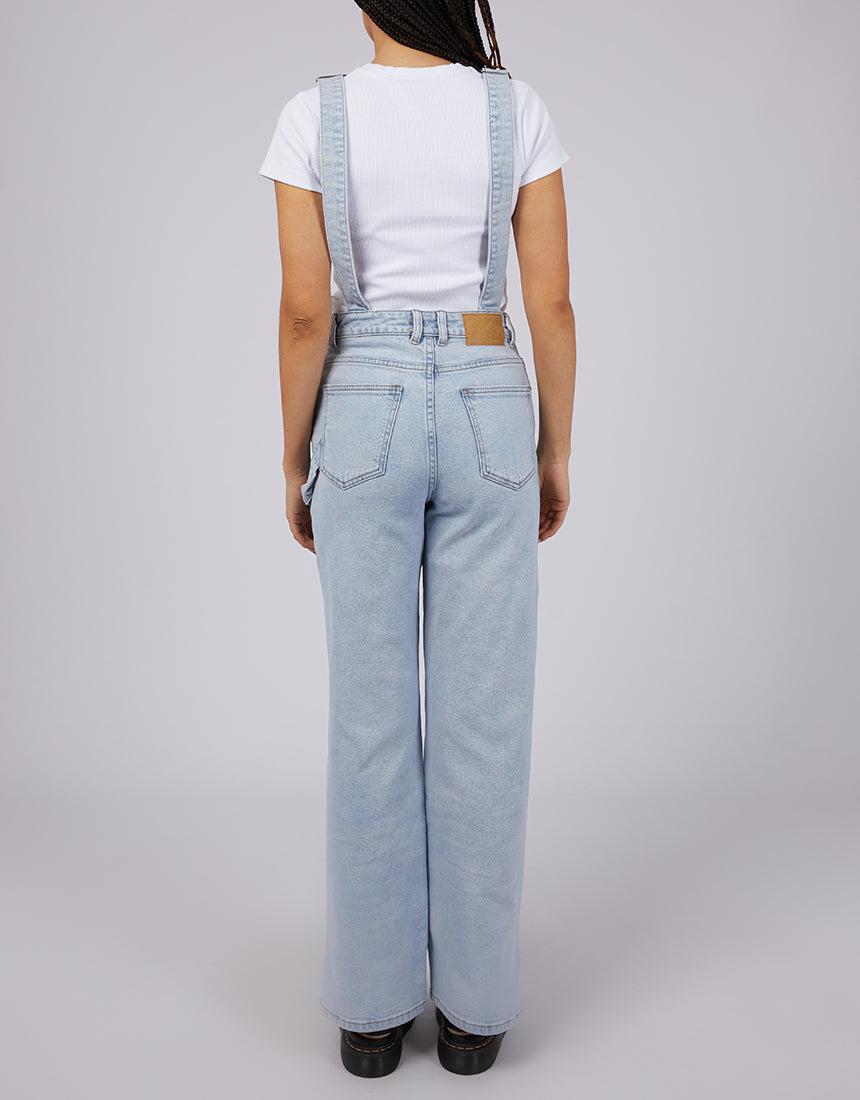 Silent Theory Ladies-Emily Overalls Light Blue-Edge Clothing