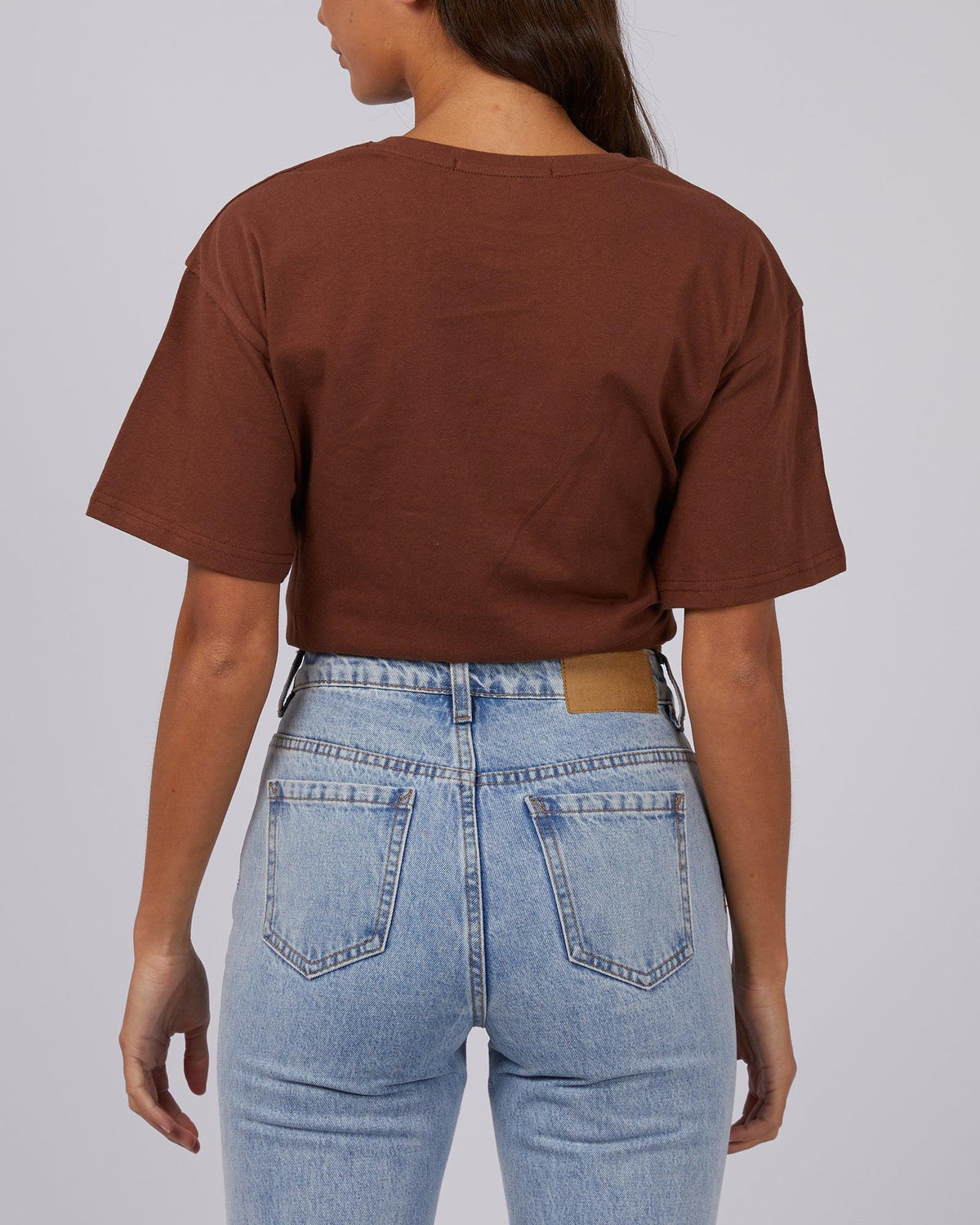 Silent Theory Ladies-Fly High Tee Brown-Edge Clothing