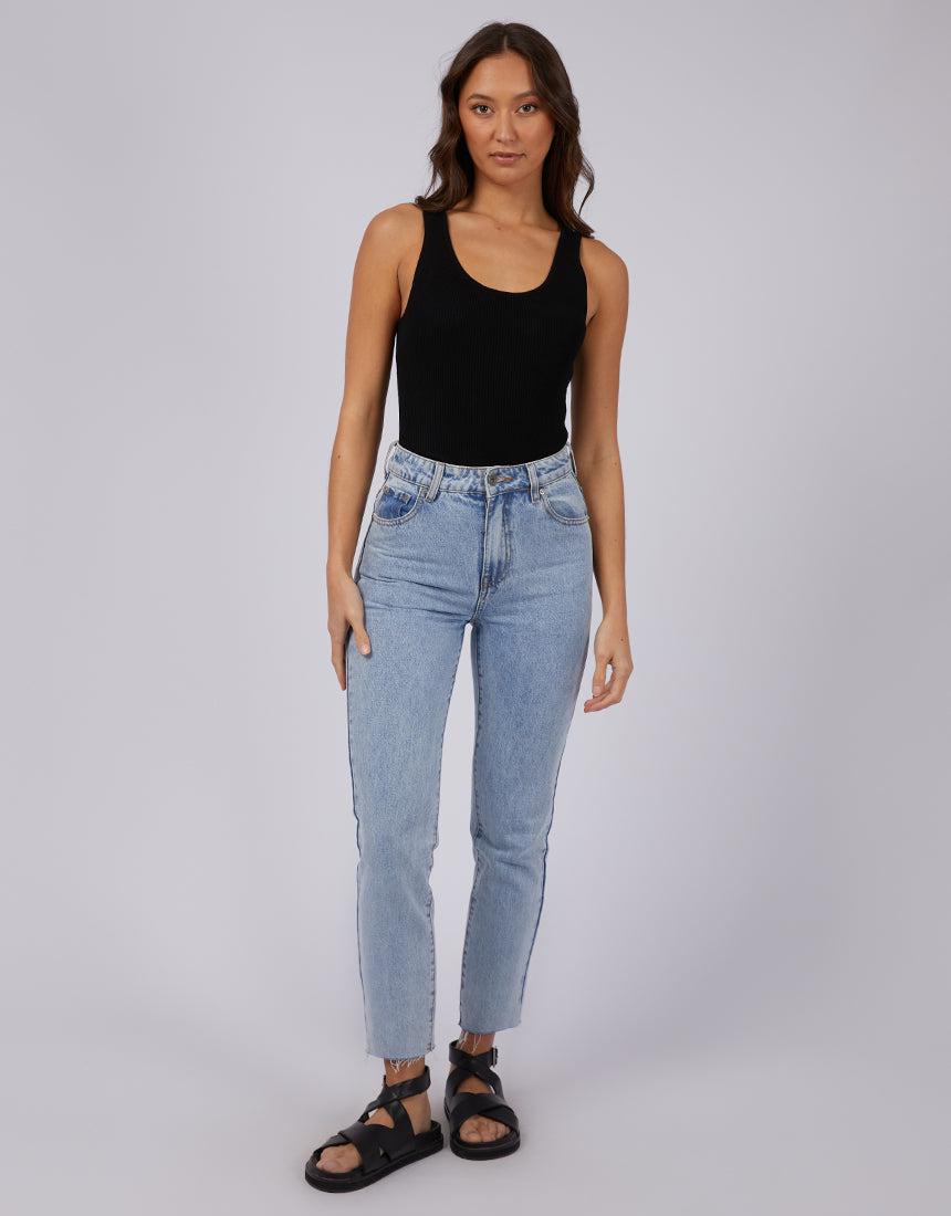 Silent Theory Ladies-Freya Tank Black-Edge Clothing