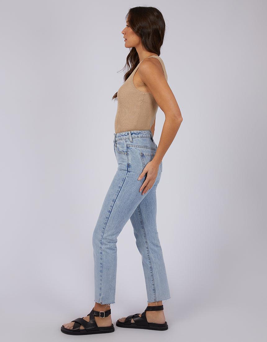 Silent Theory Ladies-Freya Tank Oatmeal-Edge Clothing