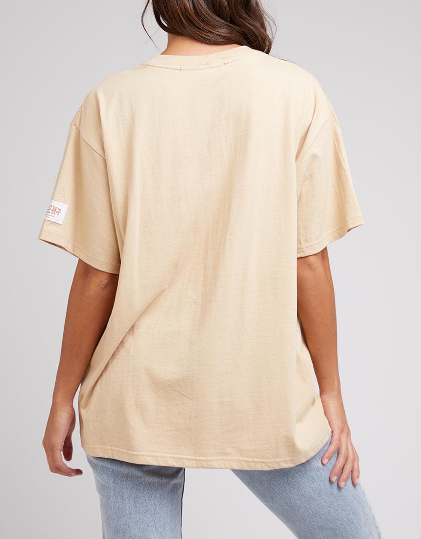Silent Theory Ladies-Greatness Tee Oatmeal-Edge Clothing