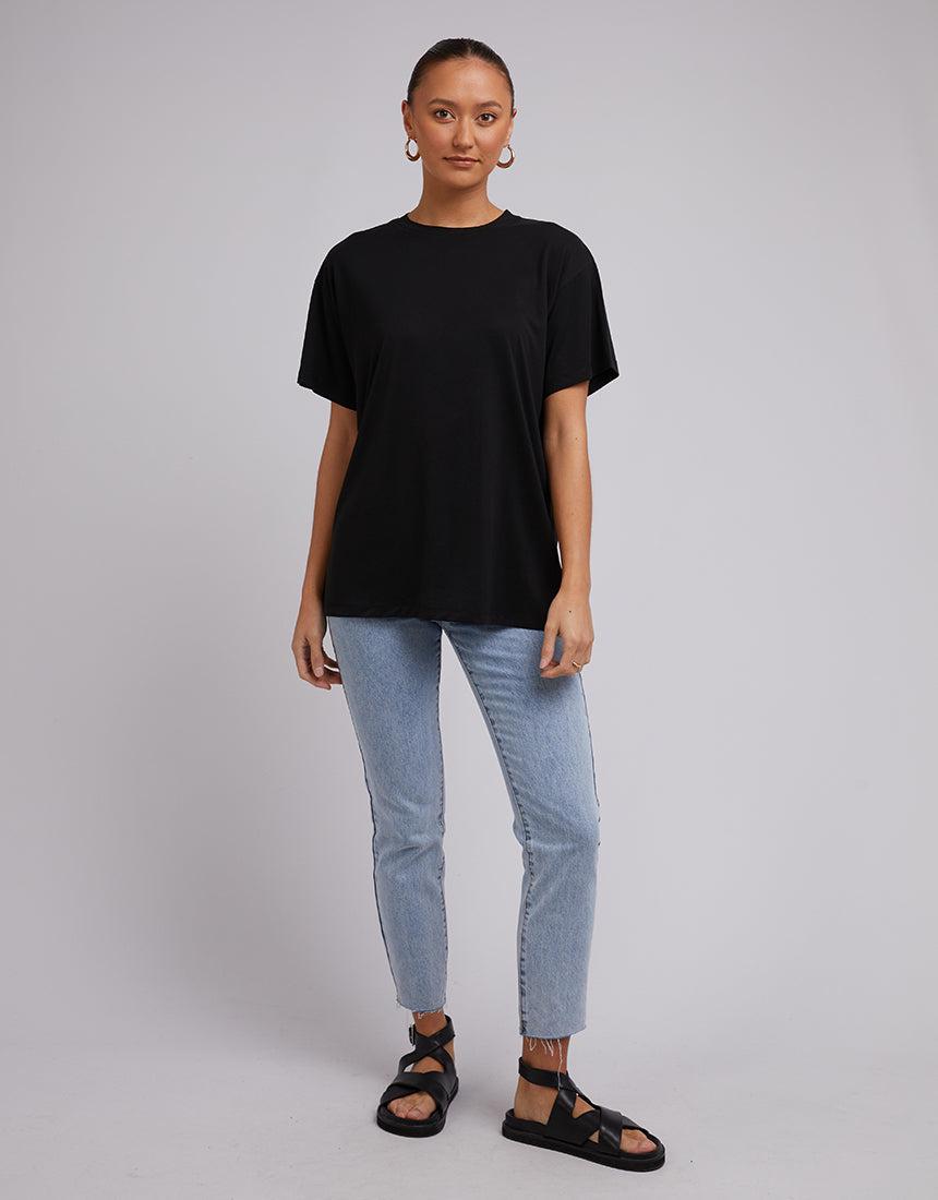 Silent Theory Ladies-Harper Tee Black-Edge Clothing