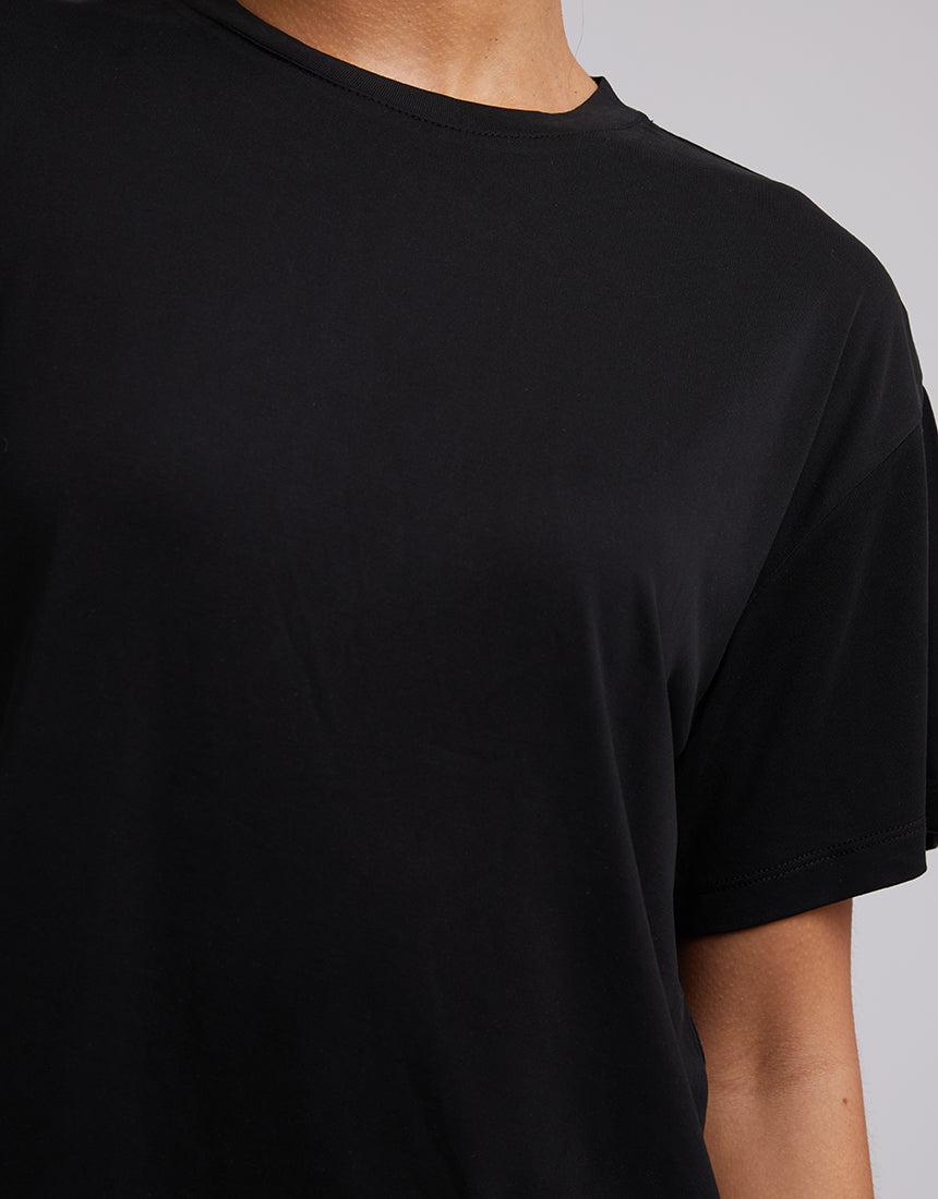 Silent Theory Ladies-Harper Tee Black-Edge Clothing