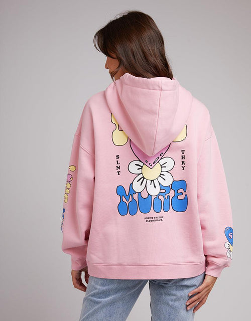 Silent Theory Ladies-Love More Zip Thru Pink-Edge Clothing