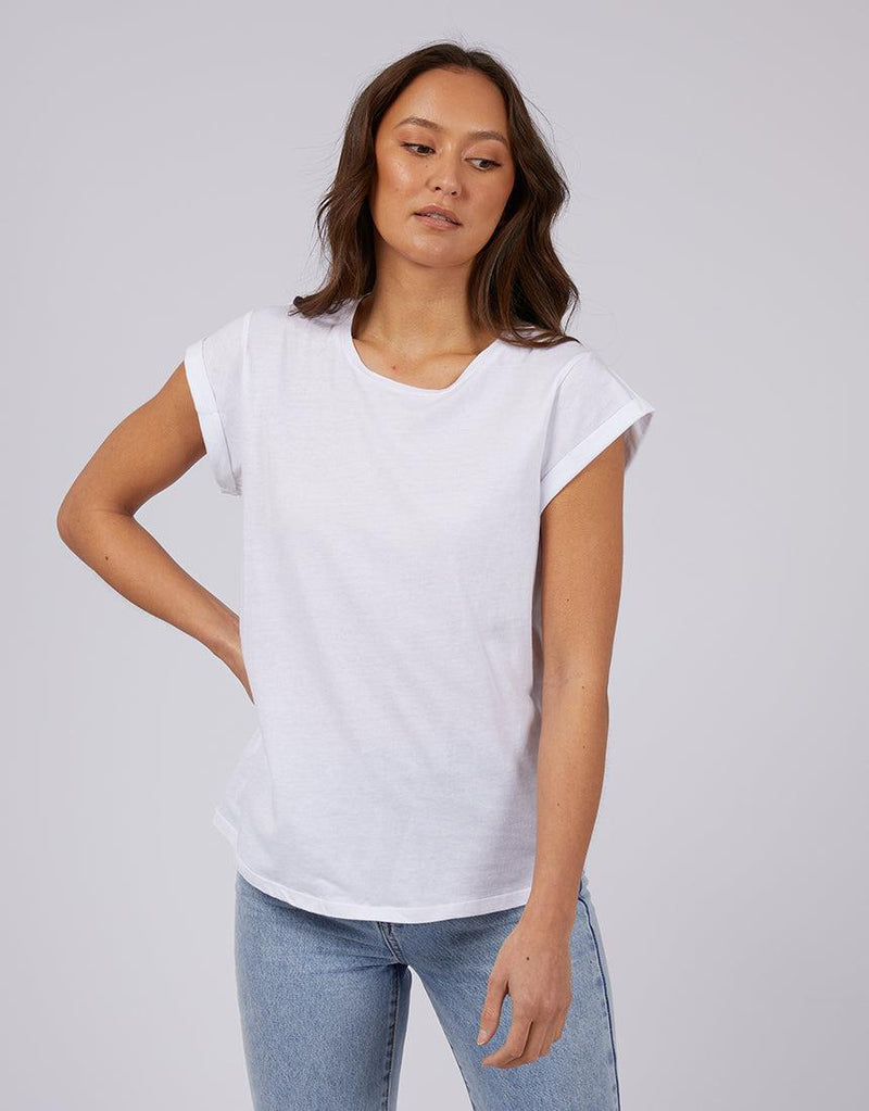 Silent Theory Ladies-Lucy Tee White-Edge Clothing