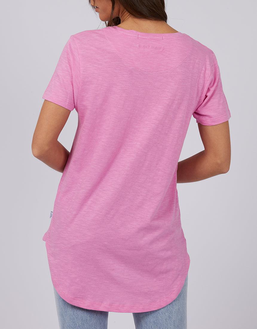 Silent Theory Ladies-Marvellous Tee Bright Pink-Edge Clothing