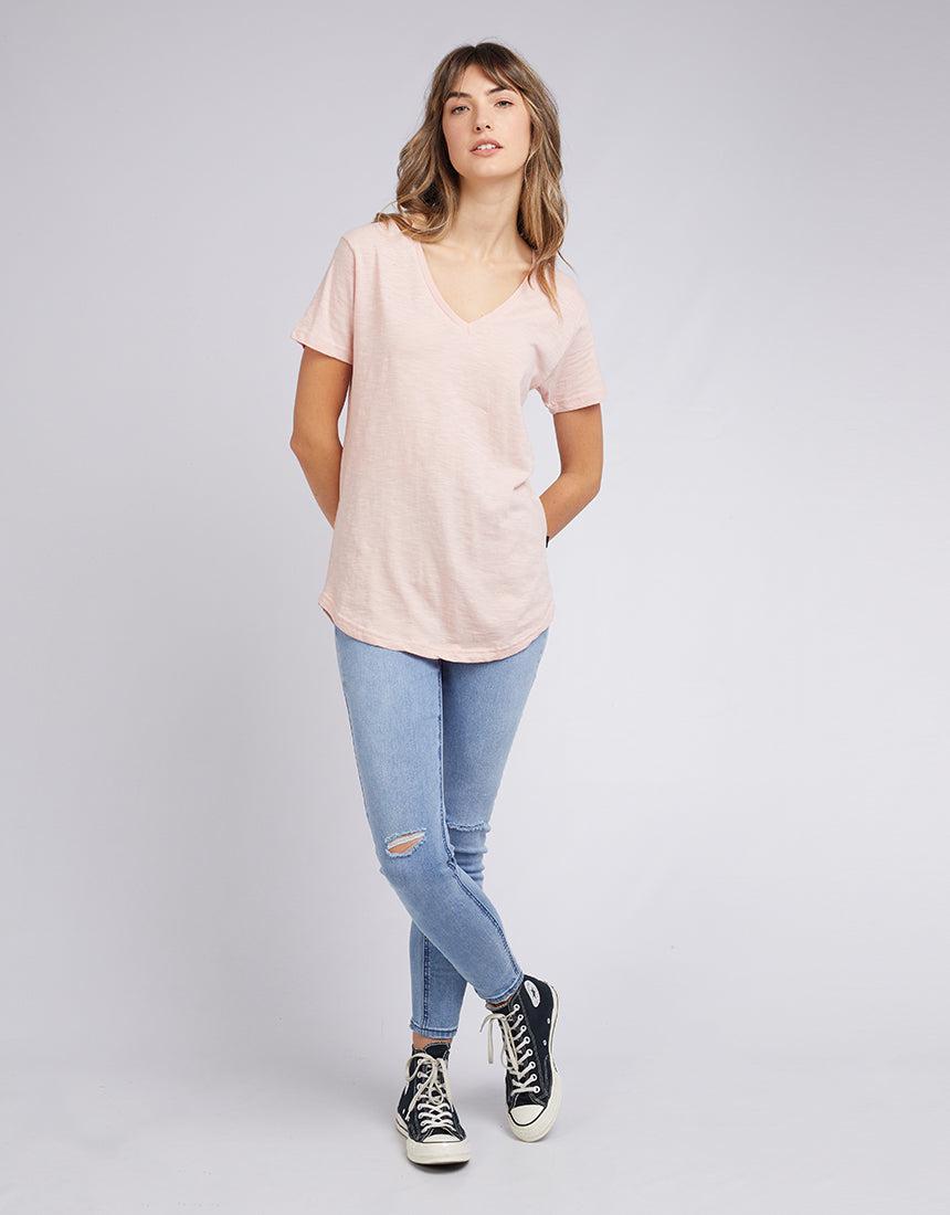 Silent Theory Ladies-Marvellous Tee Pink-Edge Clothing