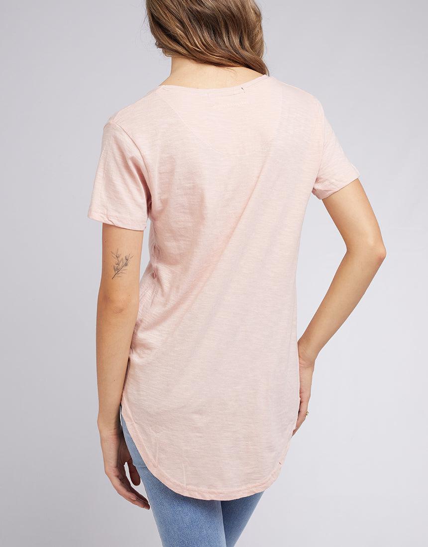 Silent Theory Ladies-Marvellous Tee Pink-Edge Clothing