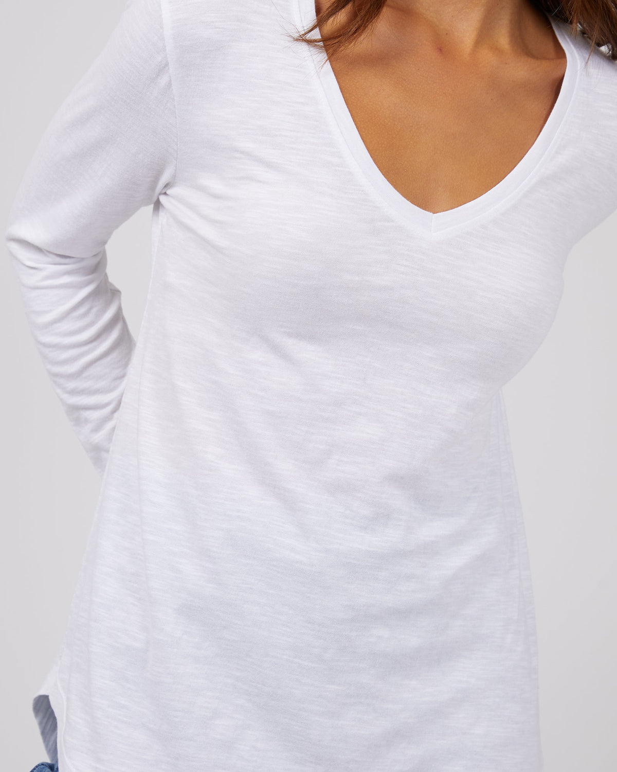 Silent Theory Ladies-Marvelous Long Sleeve White-Edge Clothing