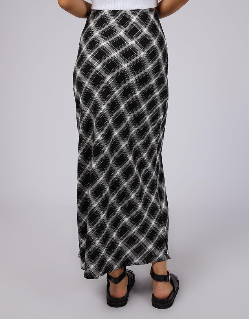 Silent Theory Ladies-Miami Check Skirt Check-Edge Clothing