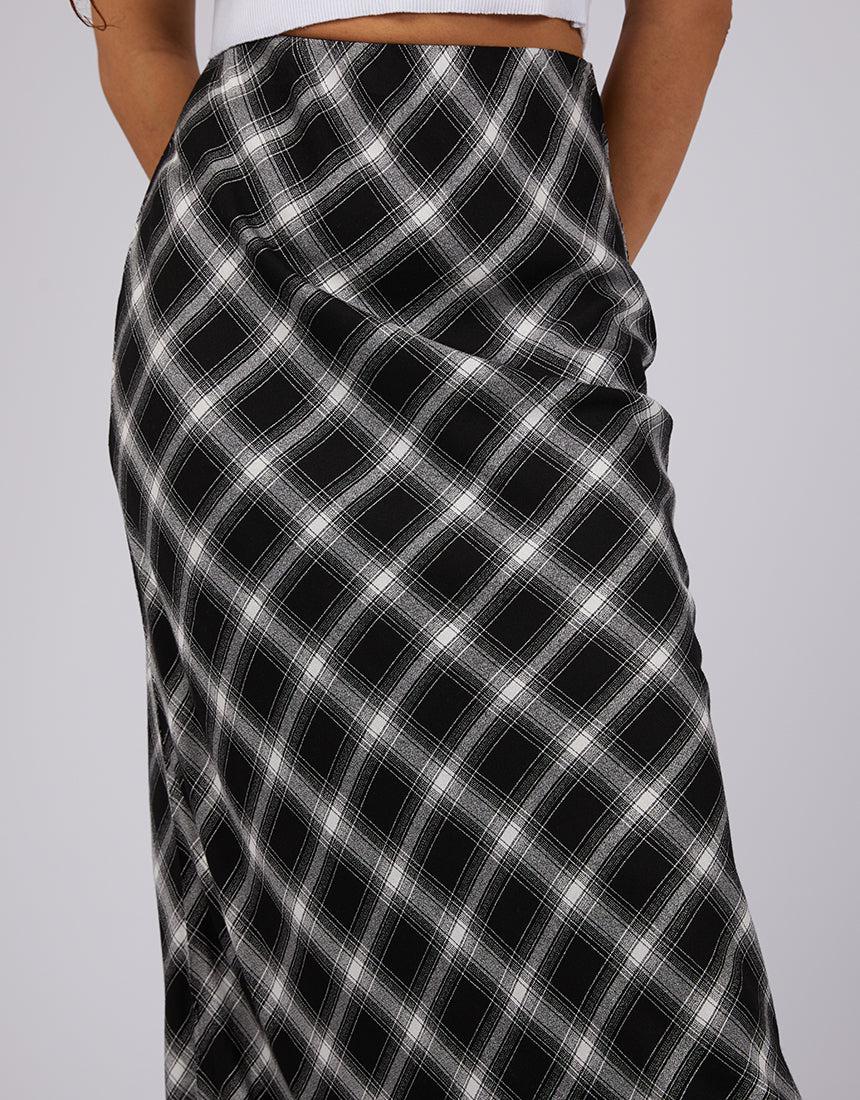 Silent Theory Ladies-Miami Check Skirt Check-Edge Clothing