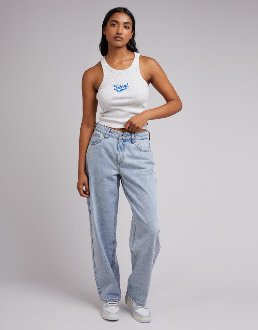 Silent Theory Ladies-Mighty Tank Snow Marle-Edge Clothing