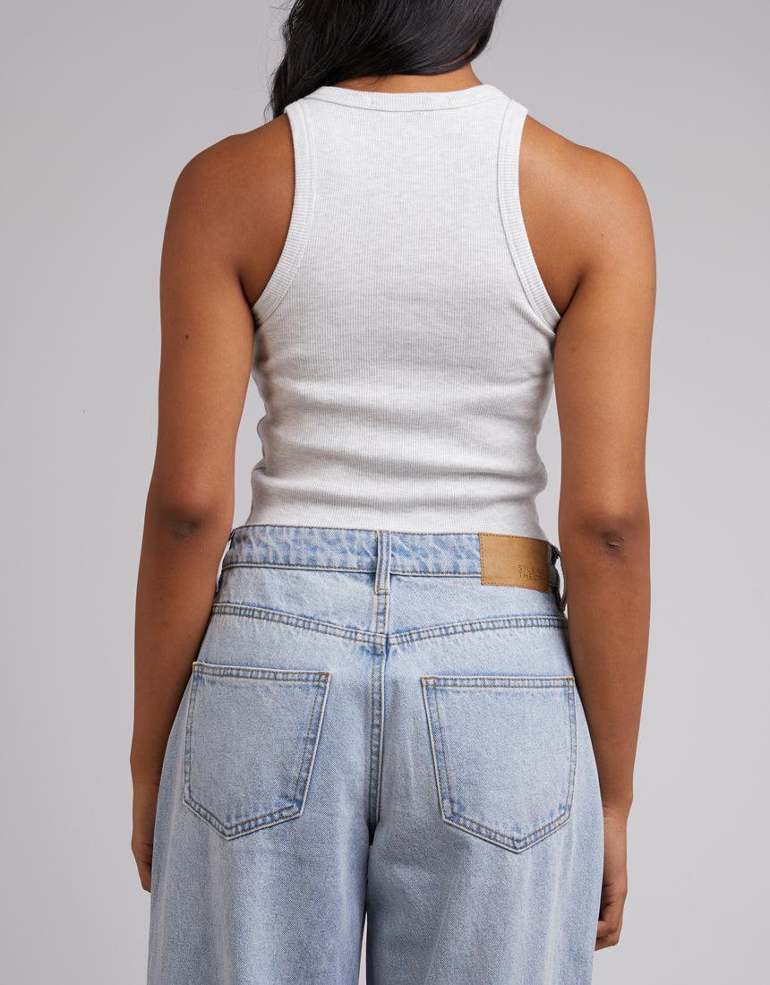 Silent Theory Ladies-Mighty Tank Snow Marle-Edge Clothing